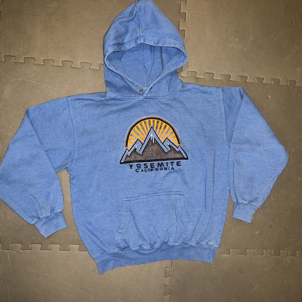 Yosemite Blue Graphic Hoodie